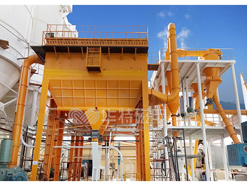At site Application ball mill and classifying line